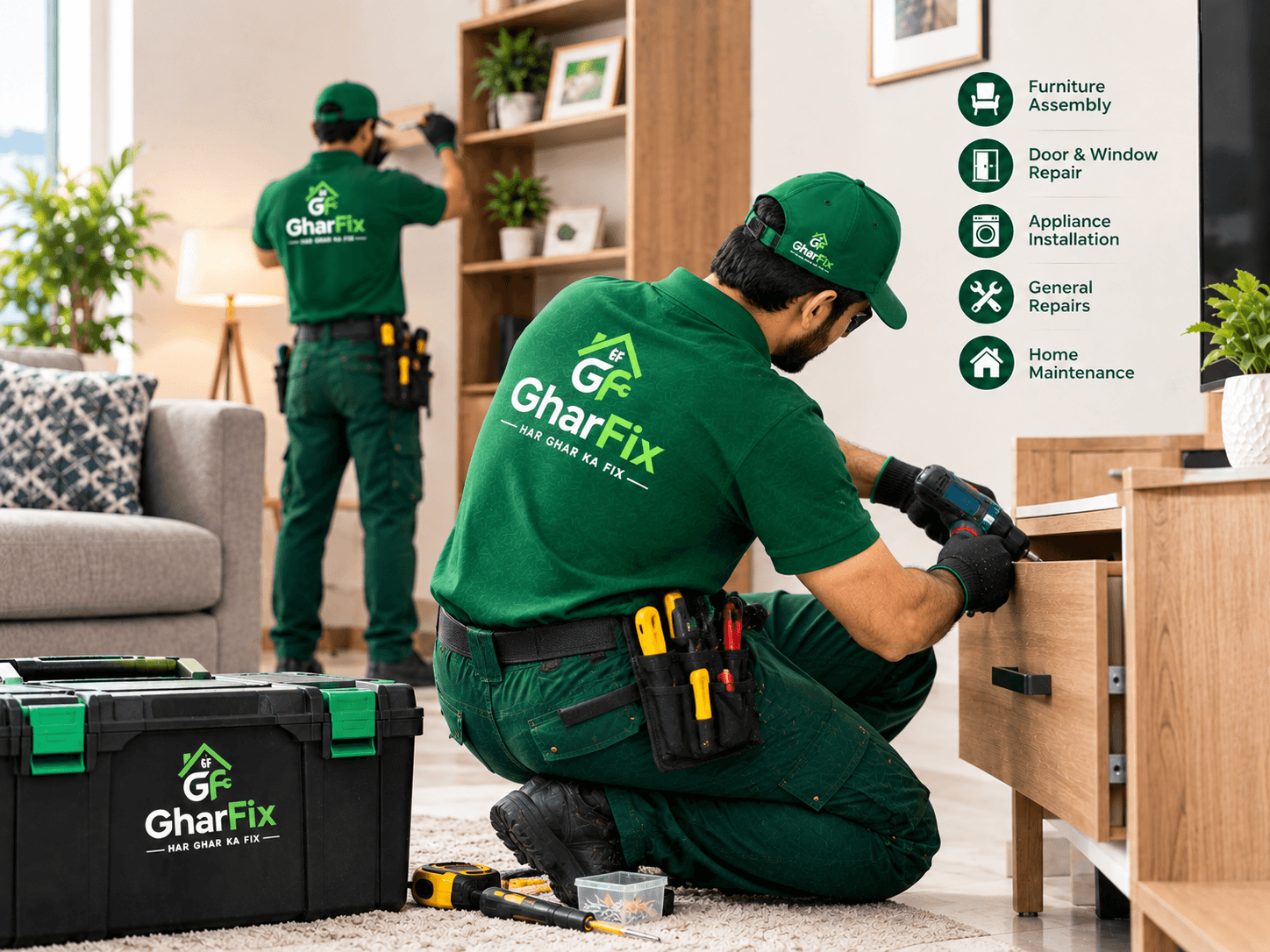GharFix technician at work